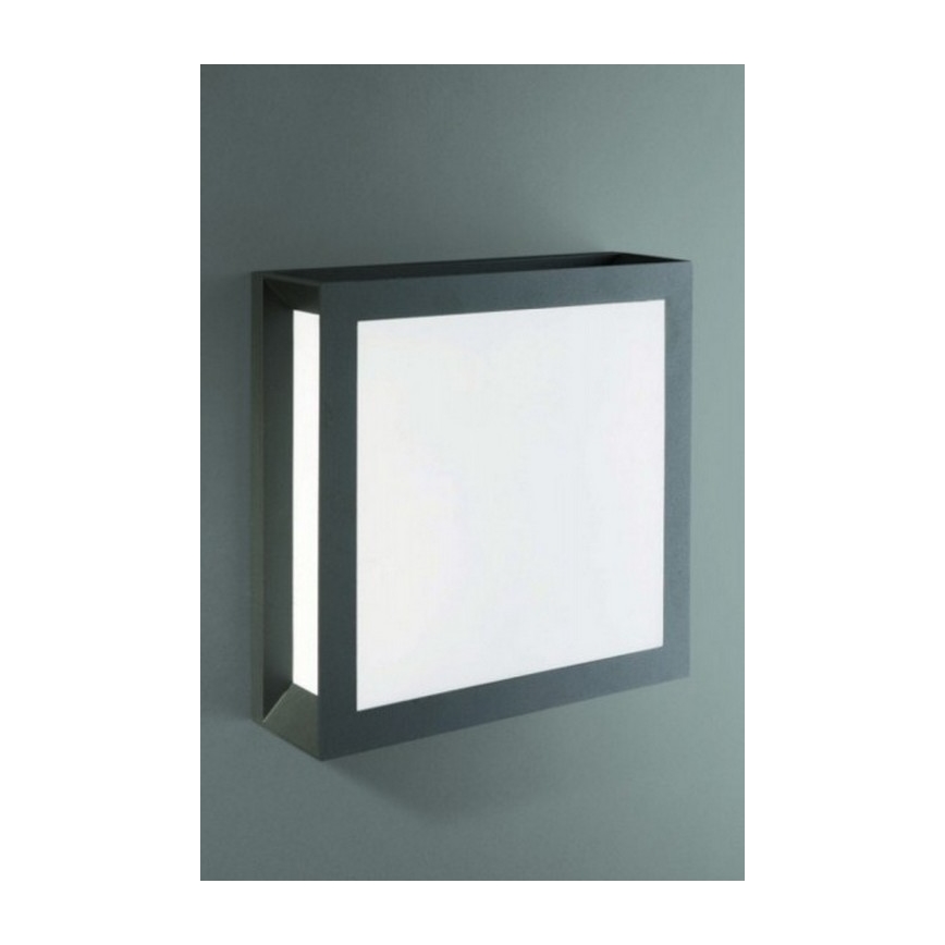 Philips - Plafond Lamp voor Buiten SKIES 2xE27/14W/230V IP44 antraciet