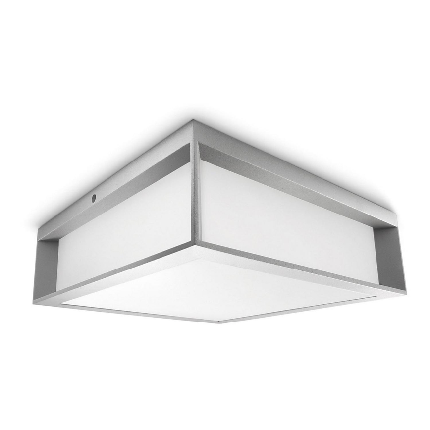 Philips - Plafondlamp voor buiten 2xE27/14W/230V IP44 grijs