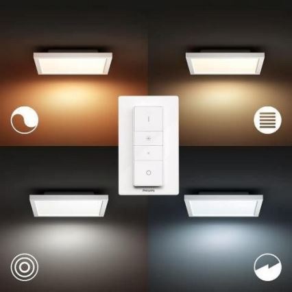 Philips - Plafonnier à intensité variable Hue AURELLE LED/19W/230V 2200-6500K + Télécommande