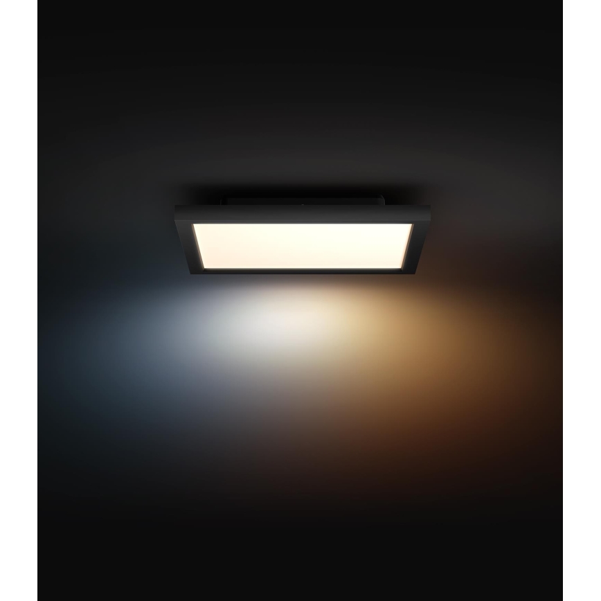 Philips Hue White Ambiance Aurelle plafonnier LED carré 55W dimmable +  télécommande blanc