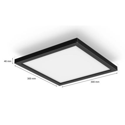 Philips - Plafonnier à intensité variable LED Hue AURELLE LED/19W/230V + télécommande