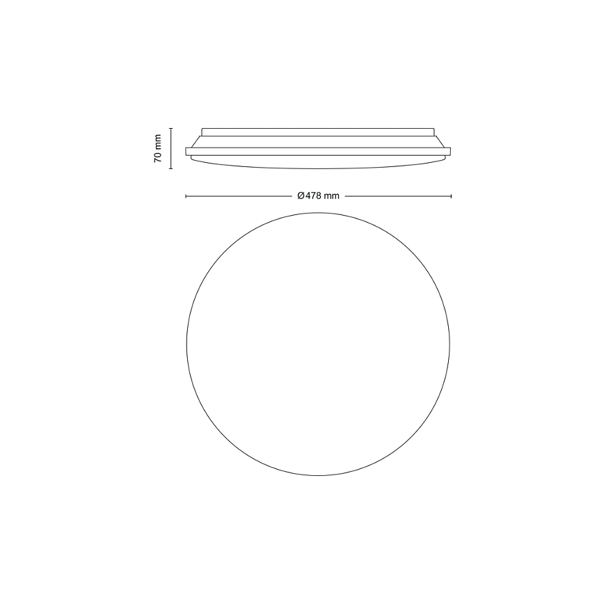 Philips - Plafonnier à intensité variable LED LED/40W/230V 2700-6500K + télécommande