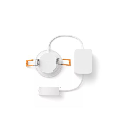 Philips - Plafonnier encastré pour salle de bains LED RGBW dimmable Hue SLIM LED/8,3W/230V 1000-20000K blanc IP44