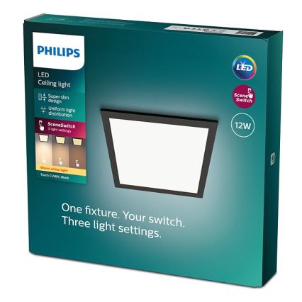 Philips - Plafonnier LED à intensité variable SCENE SWITCH LED/12W/230V 2700K