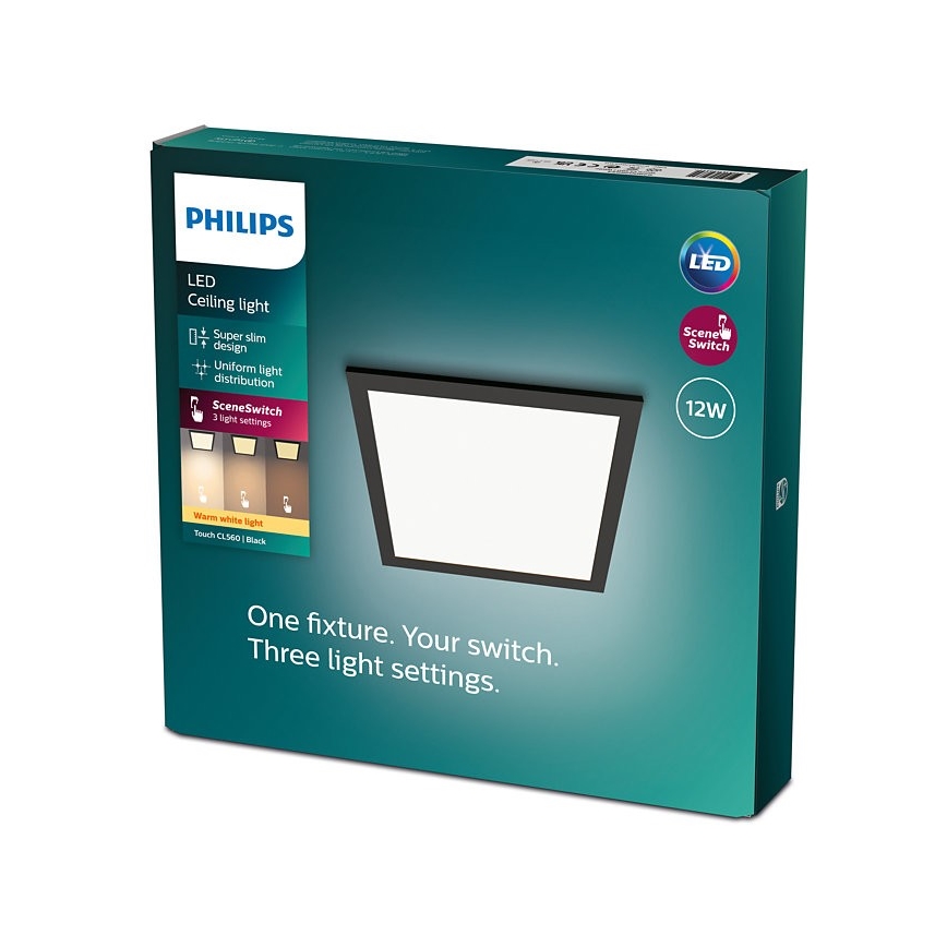 Philips - Plafonnier LED à intensité variable SCENE SWITCH LED/12W/230V 2700K