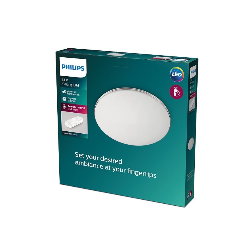 Philips - Plafonnier LED à intensité variable LED/23W/230V 2700-6500K + télécommande