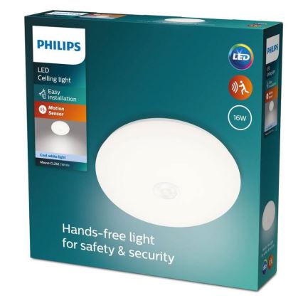 Philips - Plafonnier LED avec détecteur LED/16W/230V 4000K