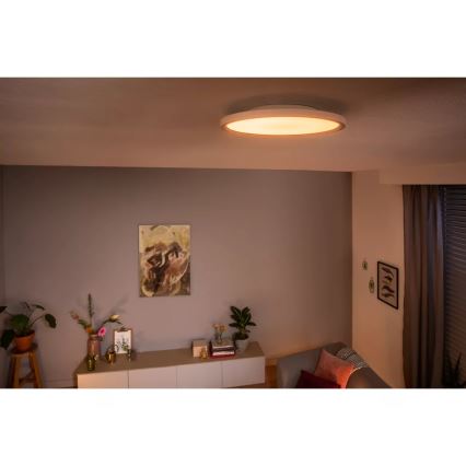 Philips - Plafonnier LED dimmable Hue AURELLE LED/21W/230V 2200-6500K Ø 39,5 cm blanc