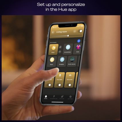 Philips - Plafonnier LED dimmable Hue AURELLE LED/21W/230V 2200-6500K Ø 39,5 cm noir