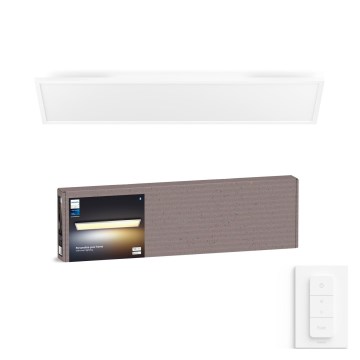 Philips - Plafonnier LED dimmable Hue AURELLE LED/39W/230V 2200-6500K 120x30 cm blanc + interrupteur variateur