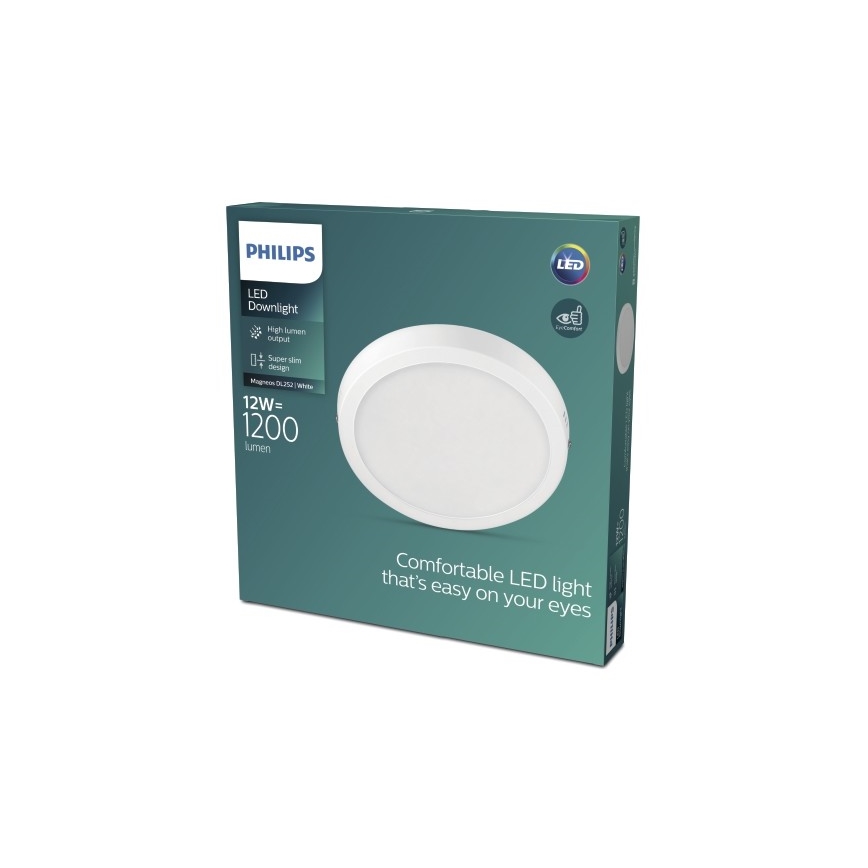 Philips - LED Plafonnier LED/12W/230V 2700K blanc