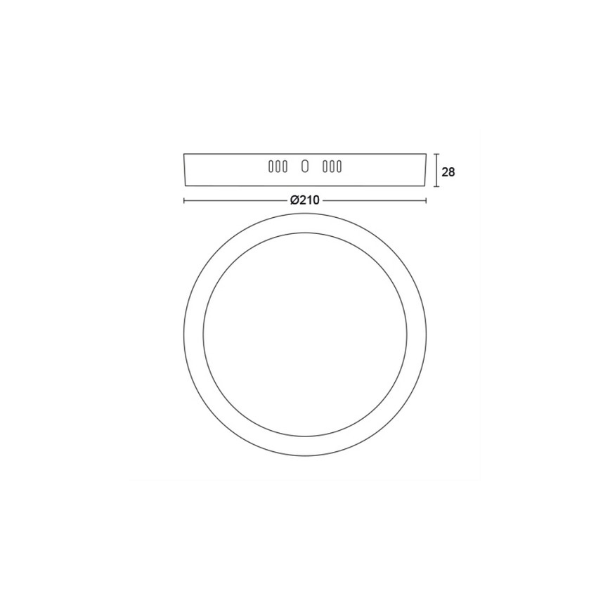 Philips - LED Plafonnier LED/12W/230V 2700K blanc