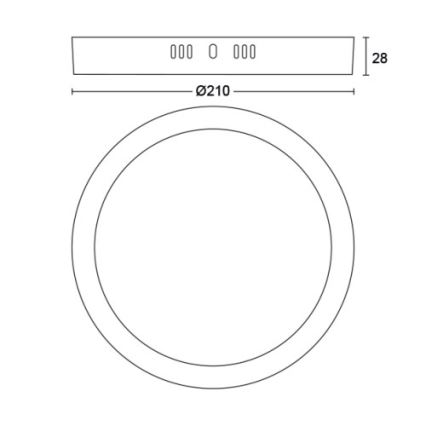 Philips - Plafonnier LED MAGNEOS LED/12W/230V 2700K noir