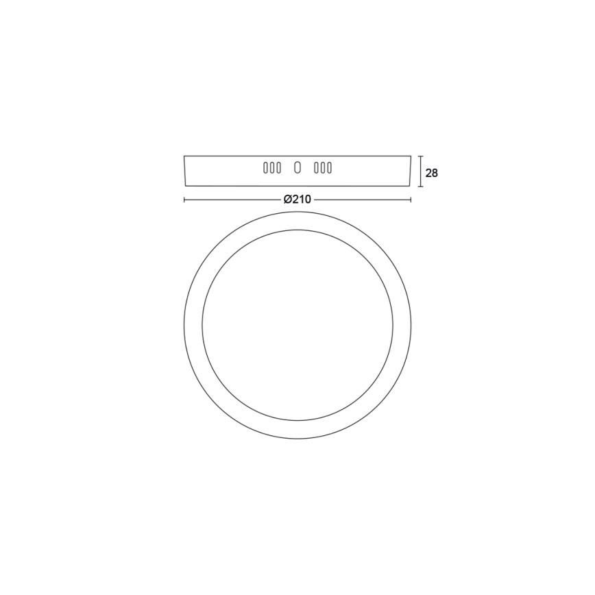 Philips - Plafonnier LED MAGNEOS LED/12W/230V 2700K noir
