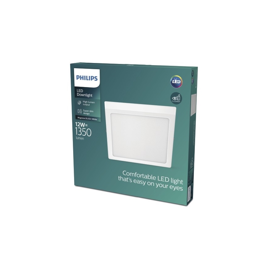 Philips - LED Plafonnier LED/12W/230V 4000K blanc