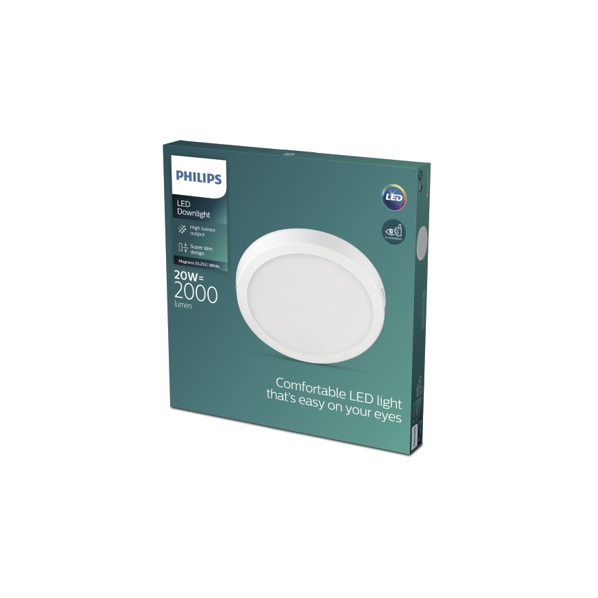 Philips - LED Plafonnier LED/20W/230V 2700K blanc