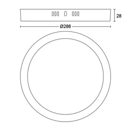 Philips - LED Plafonnier LED/20W/230V 2700K blanc