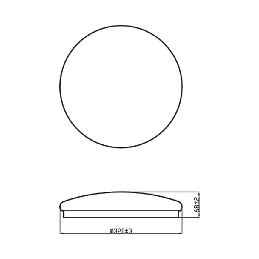 Philips - Plafonnier LED MOIRE LED/17W/230V
