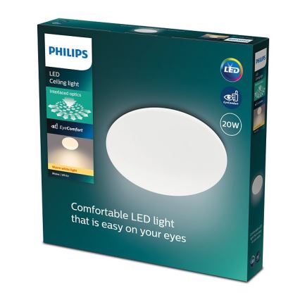 Philips - Plafonnier LED MOIRE LED/20W/230V 2700K