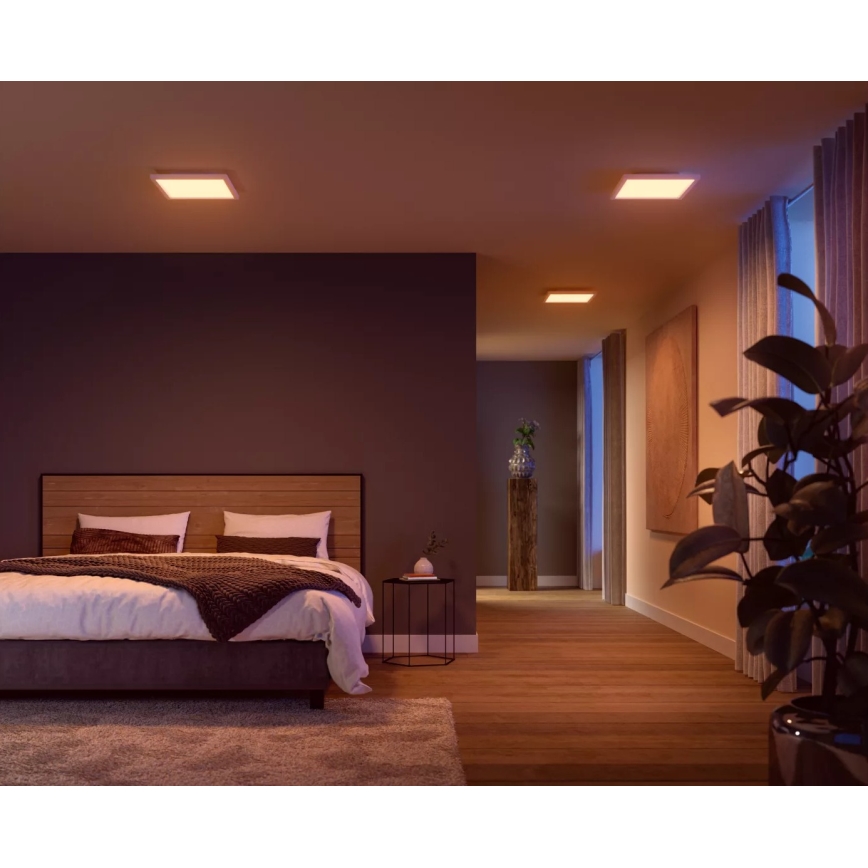 Philips - Plafonnier LED RGBW à intensité variable Hue SURIMU LED/27W/230V