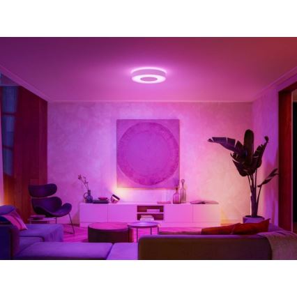 Philips - Plafonnier LED RVB à intensité variable Hue INFUSE LED/52,5W/230V 2000-6500K d. 425 mm blanc