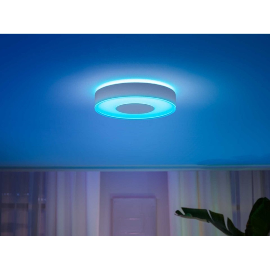 Philips -Plafonnier RGB à intensité variable Hue INFUSE LED/33,5W/230V 2000-6500K d. 381 mm blanc