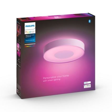 Philips -Plafonnier RGB à intensité variable Hue INFUSE LED/33,5W/230V 2000-6500K d. 381 mm blanc