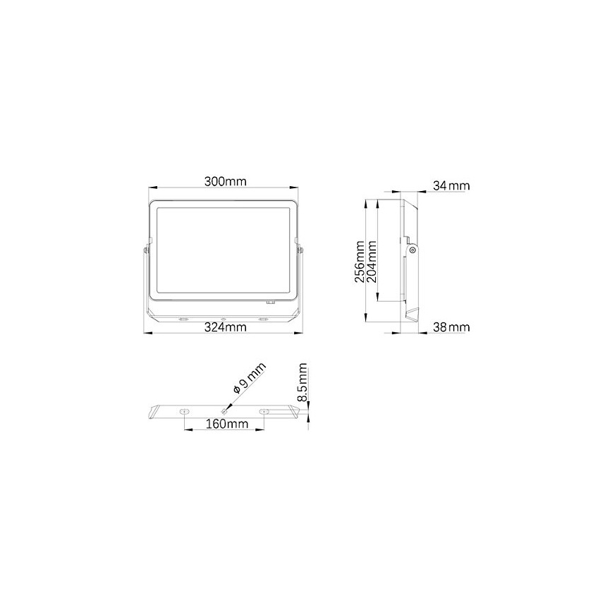 Philips - Projecteur d'extérieur LED PROJECTLINE LED/100W/230V IP65 4000K