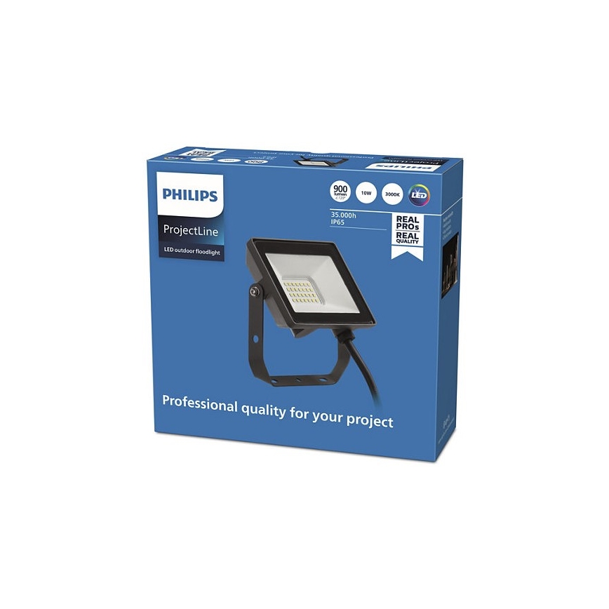 Philips - Projecteur d'extérieur LED PROJECTLINE LED/10W/230V IP65 3000K