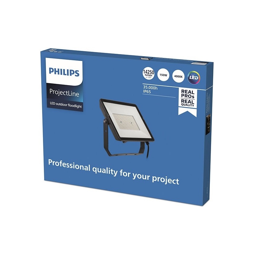 Philips - Projecteur d'extérieur LED PROJECTLINE LED/150W/230V IP65 4000K