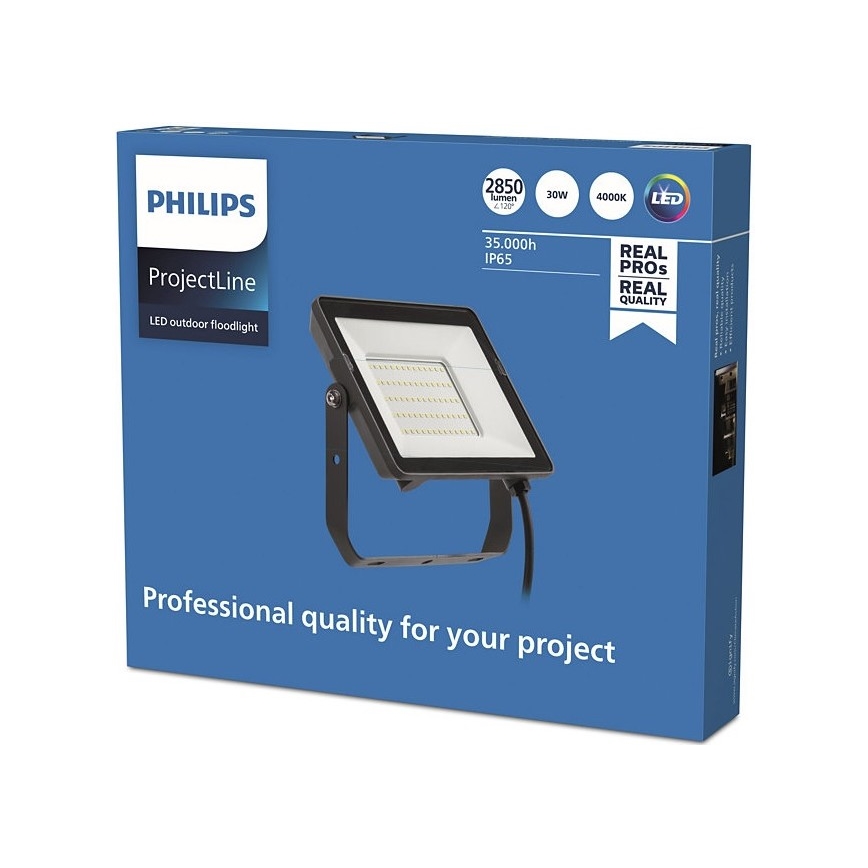 Philips - Projecteur d'extérieur LED PROJECTLINE LED/30W/230V IP65 4000K