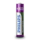Philips R03B2A80/10 - 2 pc Pile rechargeable AAA MULTILIFE NiMH/1,2V/800 mAh