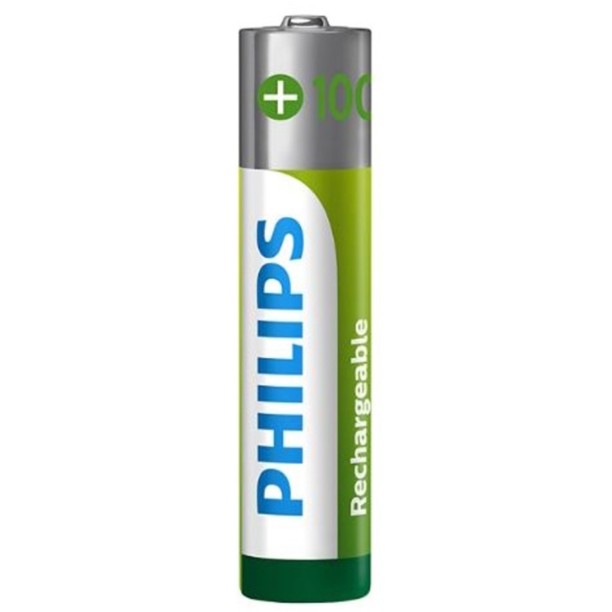 Philips R03B4RTU10/10 - 4 pc Pile rechargeable AAA MULTILIFE NiMH/1,2V/1000 mAh