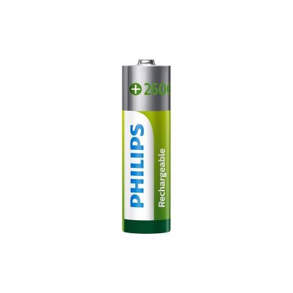 Philips R6B2A260/10 - 2 st. Oplaadbare batterijen AA MULTILIFE NiMH/1,2V/2600 mAh