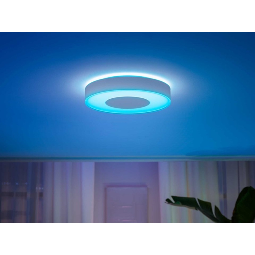 Philips - dimbare RGB-LED plafondlamp Hue INFUSE LED/52,5W/230V 2000-6500K Ø 425 mm wit