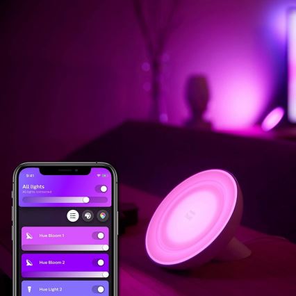 Philips - RGB LED dimbare tafellamp Hue BLOOM LED/7,1W/230V