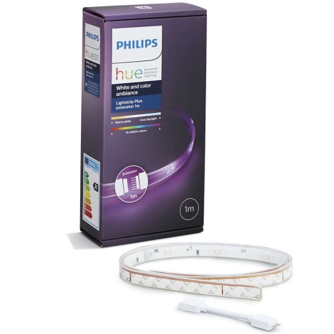 Philips - RGB LED Strip dimbaar Hue LIGHTSTRIP verlengstuk 1m