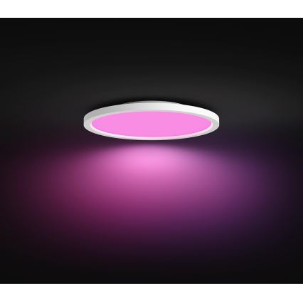 Philips - RGBW dimbare plafondlamp Hue SURIMU LED/40W/230V