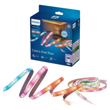 Philips - Ruban DEL RGBIC dimmable SMART STRIP 20 m, 36 W, 230 V, 2700–6500 K, Wi-Fi