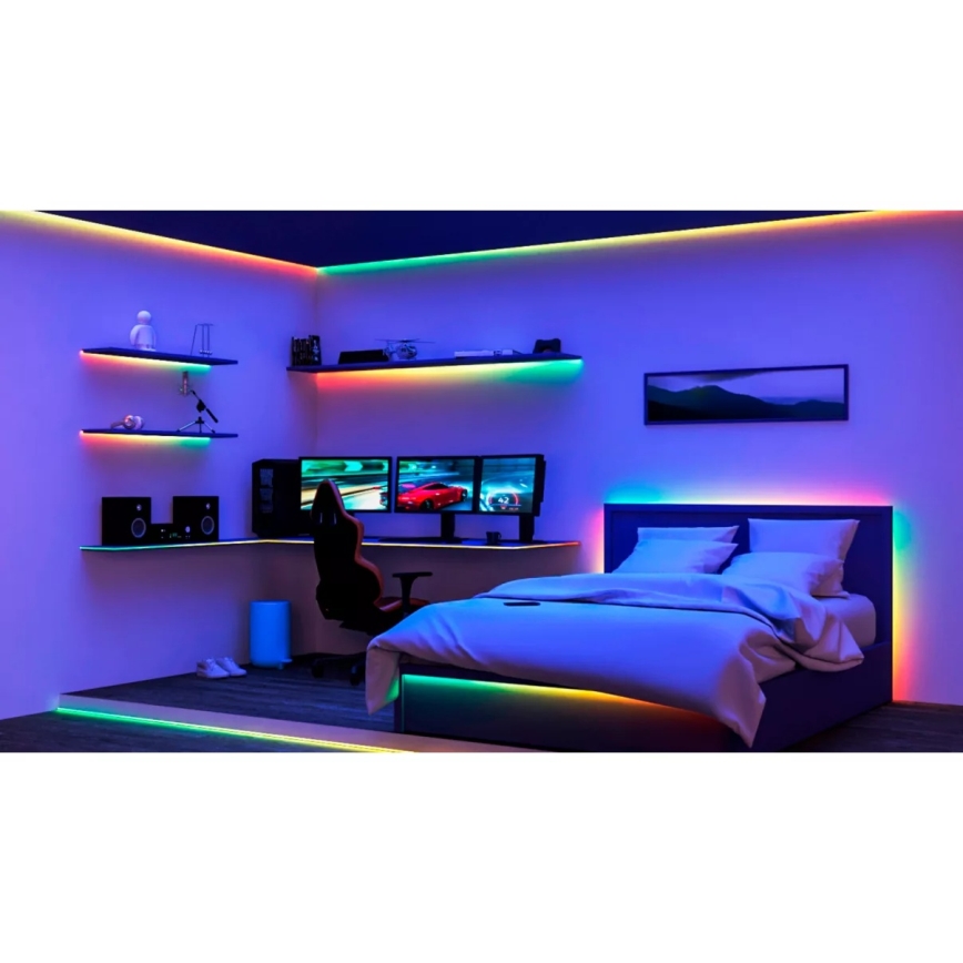 Philips - Ruban LED RGBIC dimmable SMART STRIP 2x5m LED/21W/230V 2700-6500K Wi-Fi