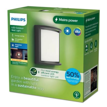 Philips - LED Buitenwandlamp SAMONDRA LED/3,8W/230V IP44
