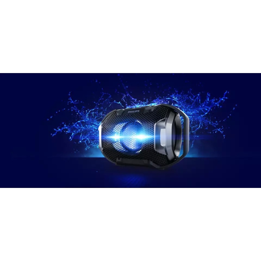 Philips SB300B/00 - Enceinte portable Bluetooth 4W/5V IPX7 noir