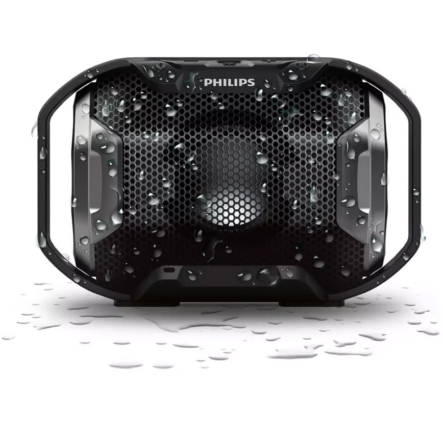 Philips SB300B/00 - Enceinte portable Bluetooth 4W/5V IPX7 noir