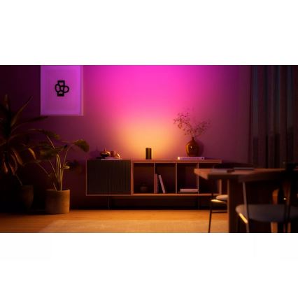 Philips - Set van 2 dimbare RGBW LED projectiespots Hue PLAY, 20W/230V, 2000–6500K, zwart