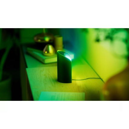 Philips - Set van 2 dimbare RGBW LED projectiespots Hue PLAY, 20W/230V, 2000–6500K, zwart