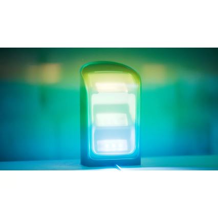 Philips - Set van 2 dimbare RGBW LED projectiespots Hue PLAY, 20W/230V, 2000–6500K, zwart