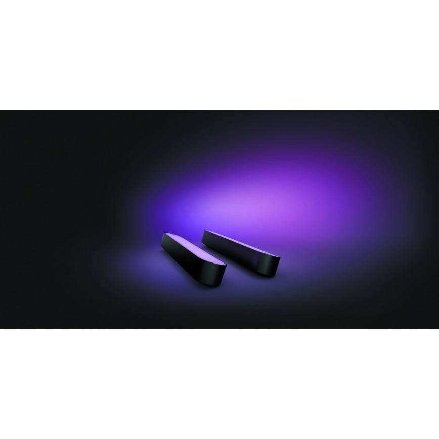 Philips - SET 2x LED RGB Tafellamp dimbaar Hue PLAY WHITE AND COLOR AMBIANCE LED/6W/230V