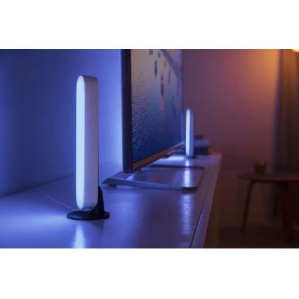 Philips - SET 2x LED RGB Tafellamp dimbaar Hue PLAY WHITE AND COLOR AMBIANCE LED/6W/230V wit