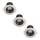 Philips - SET 3x Dimbare LED Badkamer Inbouw Lamp ABROSA LED/9W/230V IP44