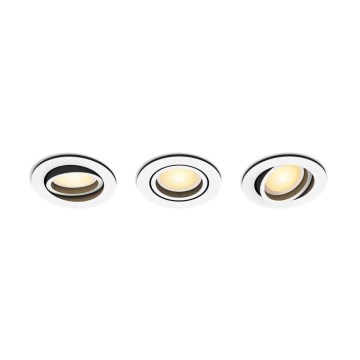 Philips - SET 3x Dimbare LED hangende plafond verlichting Hue MILLISKIN 1xGU10/4,2W/230 2200-6500K